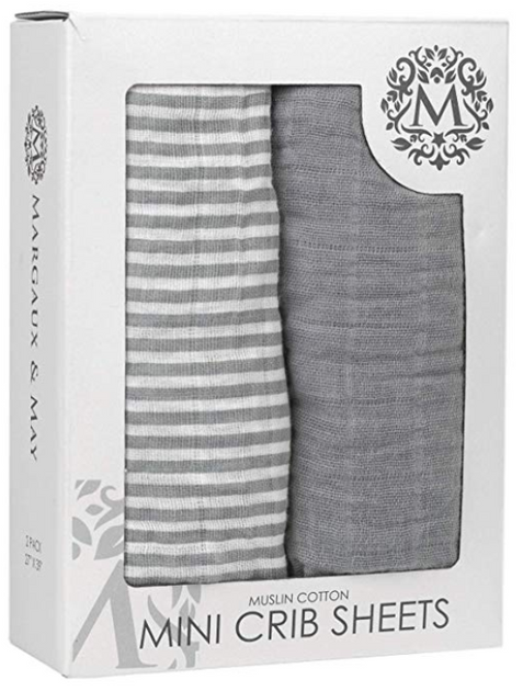 Muslin mini 2025 crib sheet