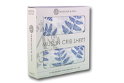 blue crib sheet in package