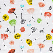 Organic Muslin Cotton Fitted Crib Sheet - Dandelion