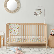 Organic Muslin Cotton Fitted Crib Sheet - Dandelion