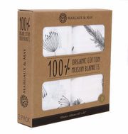 feather swaddle blankets 2 pack 