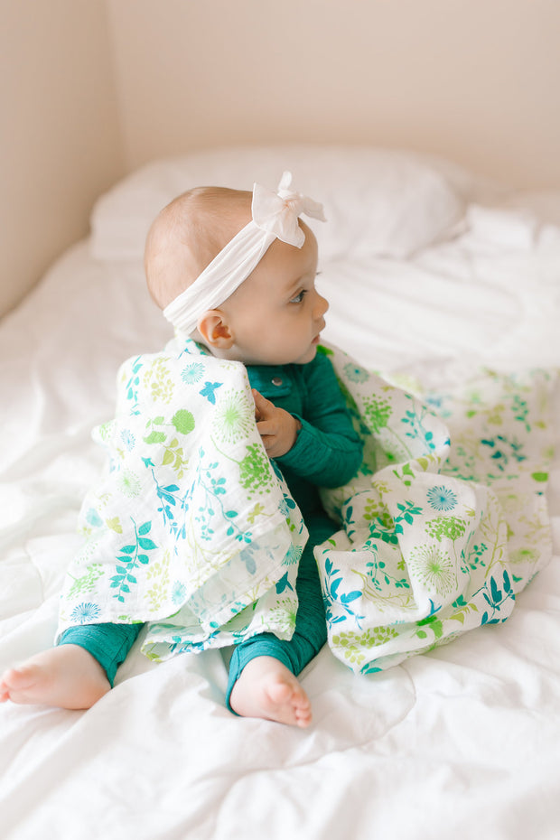 Organic Swaddle Blankets - Dandelion & Meadow