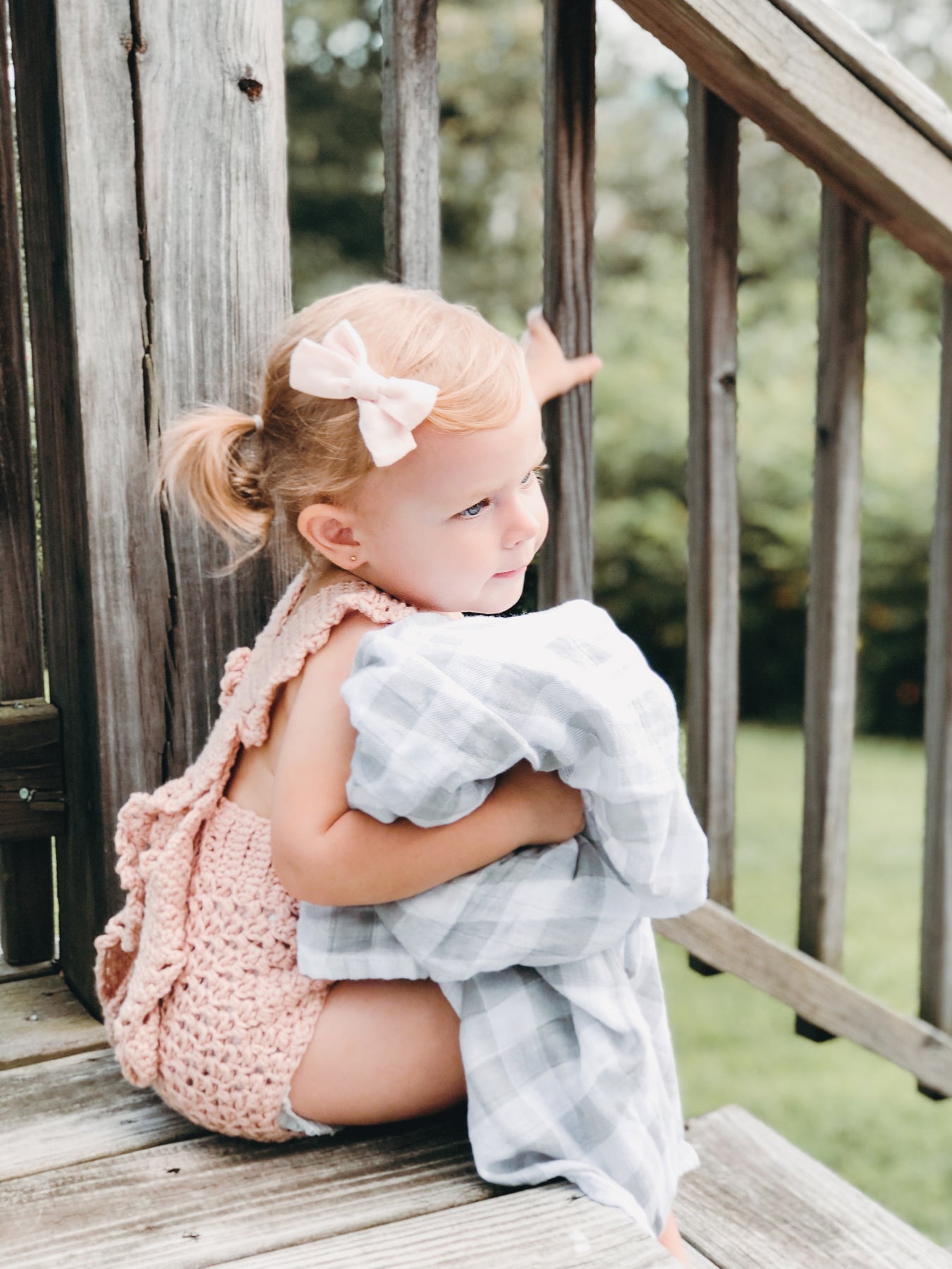 Gingham swaddle deals