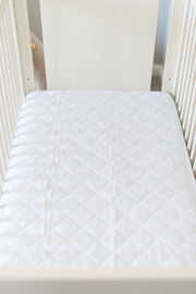 Ultra Soft Waterproof Bamboo Crib Mattress Protector Pad by Margaux & May