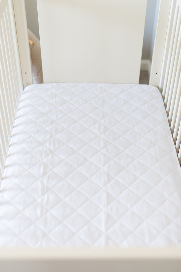 Ultra Soft Waterproof Bamboo Crib Mattress Protector Pad by Margaux & May