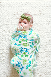 Organic Swaddle Blankets - Dandelion & Meadow