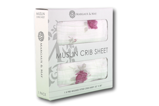 pink crib sheet angle 